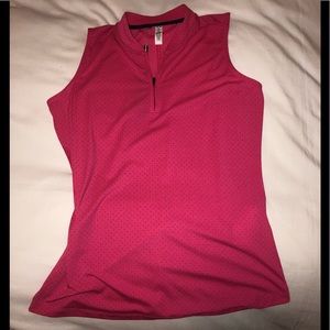 NWT Under Armour Golf Half Zip Sleeveless Top